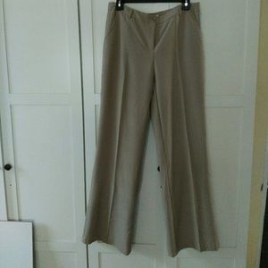 Tan wide leg Dress Pants